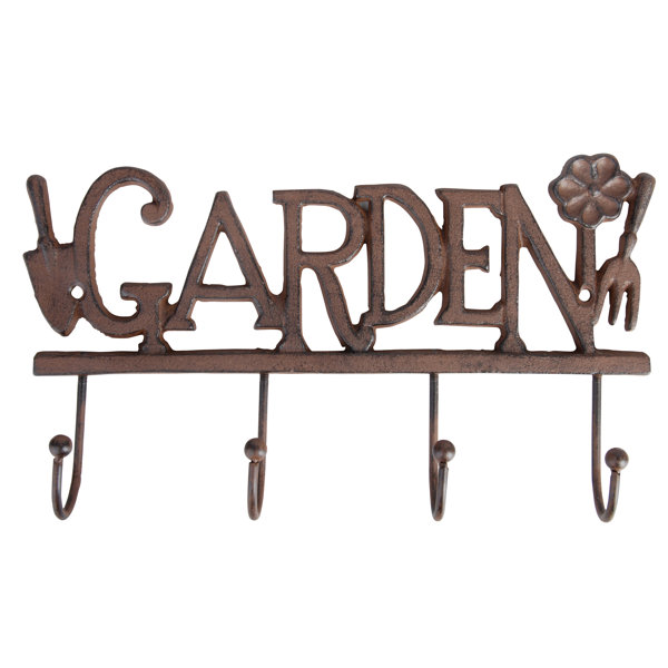 Cast iron garden hooks discount